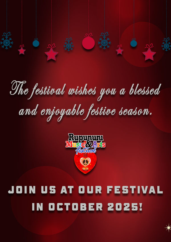 Happy festive season and join us at our festival in October 2025